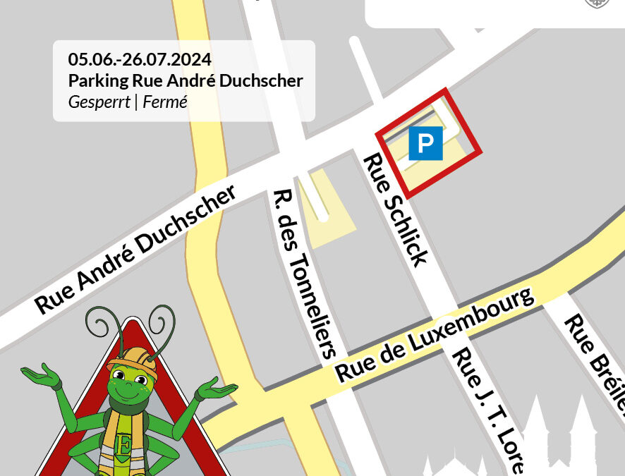 Info Parking – Rue André Duchscher