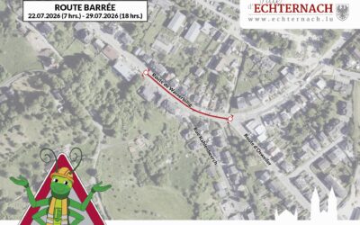 Route barrée – Route de Wasserbillig