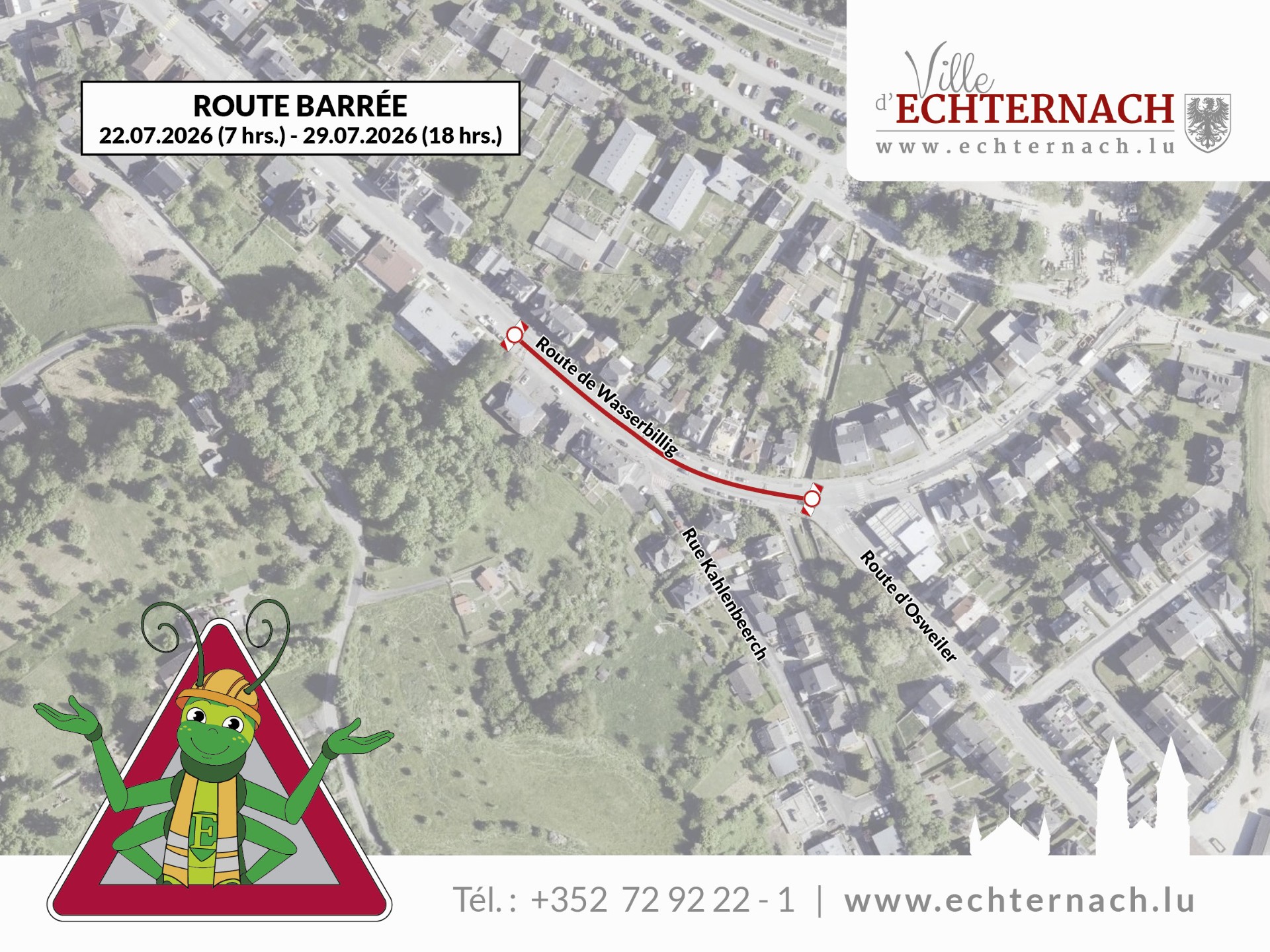20260729 – Route barrée – Route de Wasserbillig