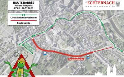 Baustelleninfo – Rue des Remparts