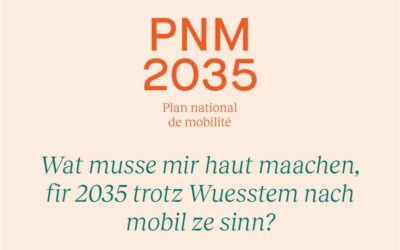 PNM 2035 – Plan national de mobilité